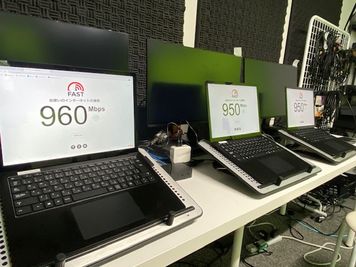 NuroBiz専用回線完備
＊３スタジオ全てに完備 - 東京セミナースタジオの設備の写真
