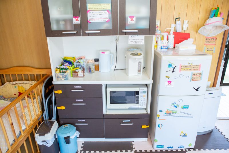 【飲食持ち込み可能！】キッズスペース　子連れ歓迎　多目的ネット有 - カフェ御結（おむすび）