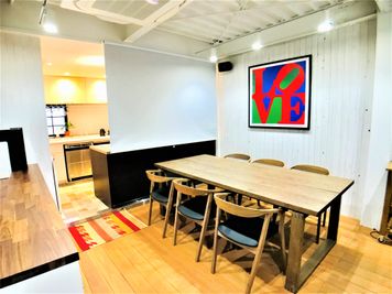 ロールスクリーン - 恵比寿キッチンレンタルスタジオ Talk Kitchen  恵比寿レンタルキッチンスタジオ /Talk Kitchenの室内の写真