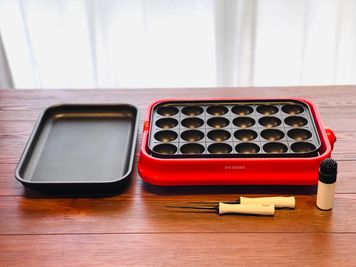 たこ焼き器、ホットプレートにもなります。 - ルカリオ北堀江 パーティールーム、多目的ルームの設備の写真