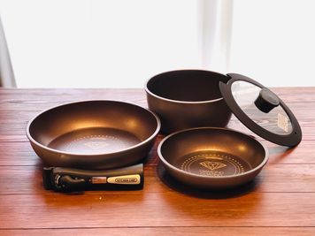 ソースパンとフライパン大小 - ルカリオ北堀江 パーティールーム、多目的ルームの設備の写真