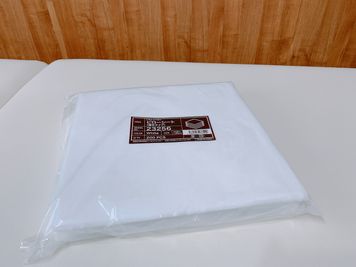 有料：1枚10円
ピローシート(30cm×30cm) - レンタルサロンSola レンタルサロンSola(ソラ)の設備の写真