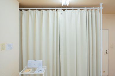 更衣スペース - 大型鏡のダンススタジオ呉服町店 レンタルスペース　シンシャの室内の写真