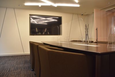 ルーフラッグ賃貸住宅未来展示場 ルーフラウンジ１ 社長室風応接室の室内の写真