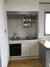 1口コンロ・45㍑冷蔵庫・飲食可 - ワンスタ＋ ワンスタ301#水元公園近くの多目的スペース#こたつありますの室内の写真