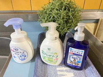 感染予防対策徹底中！
手指消毒用スプレーあります◎ - トロワ＠大須 レンタルスペースの設備の写真