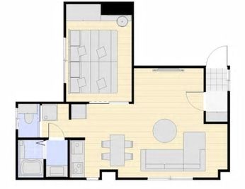 ベルフレール京都三条301 パーティースペースの室内の写真