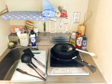 調理器具充実✨  お料理会にいかがでしょうか - トーノア🏠新大阪 パーティスペースの室内の写真