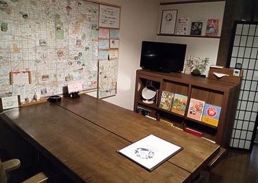 花鈴京都 ちよつる コンパクト可愛いインスタ映え町家の室内の写真