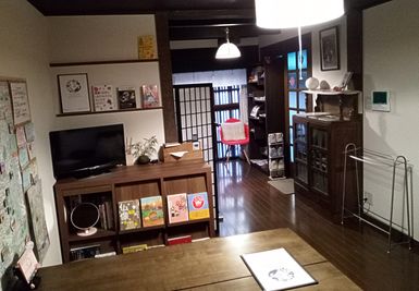 花鈴京都 ちよつる コンパクト可愛いインスタ映え町家の室内の写真