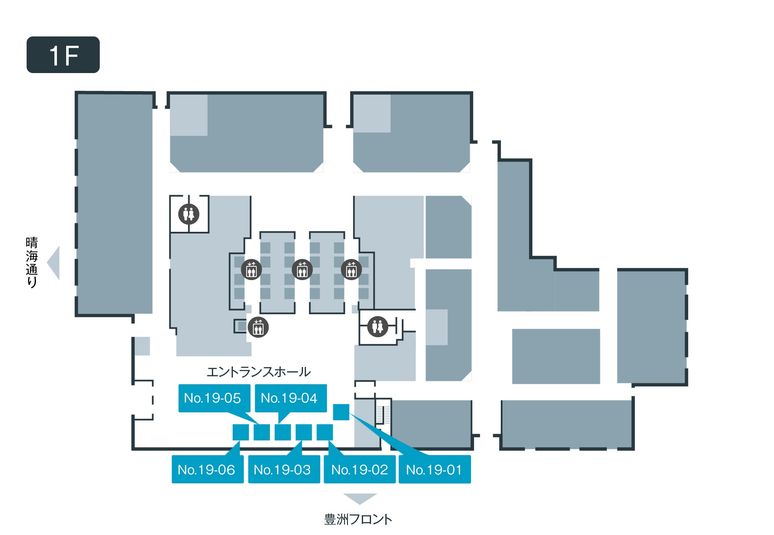 19-01 - テレキューブ 豊洲フォレシア　WEB会議センター
