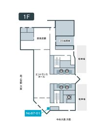 テレキューブ NLC森ノ宮ビル 67-01の室内の写真