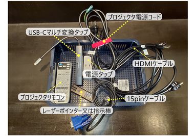 各種ケーブルが無料で利用できます - レンタルスペース　ノア 中会議室（2F）の設備の写真