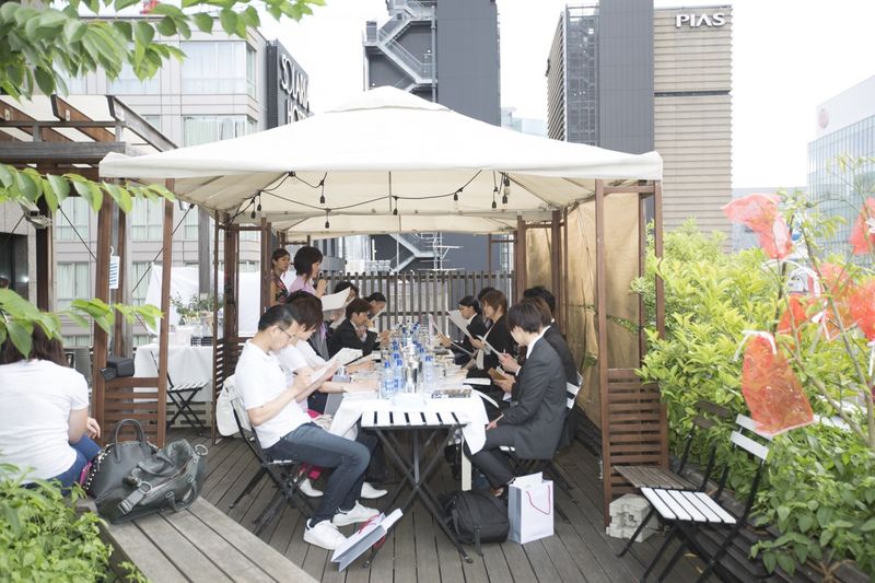 屋上ビーガーデン - 紙パルプ会館