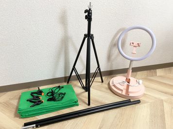 グリーンバック、リングライト無料貸し出し！ - トロワ＠大須 レンタルスペースの設備の写真