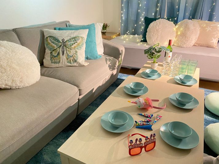  コロナ安心光触媒済み部屋/おうちデート/誕生会/女子会/Zip - 🐬オーシャン新大阪駅徒歩５分：コロナ感染対策✨光触媒施工済部屋