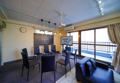 カリクラシ 西田ビル４F 広いベランダの多目的スペース！【西田ビル４F】の室内の写真