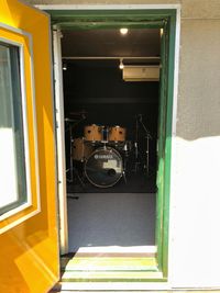 Drum set【YAMAHA STAGE CUSTOM】1時間¥550(taxin)にてご利用頂けます。 - Studio AiDE A Boothの設備の写真