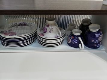 コーヒーカップ、ケーキ皿各種 - カフェ　マテリオライフ 貸切カフェ・飲食店の設備の写真
