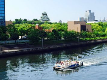 River & Castle side space Cheers 桜とリバーサイドに大阪城を一望〜の室内の写真