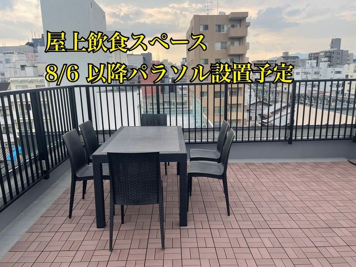 【京都河原町】ルーフトップテラス - ホテルゴコステイ京都四条河原町