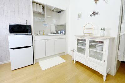 キッチンも新品設備を導入しています。 - スペースライク FS新大阪 [SpaceLike]シャビーの室内の写真