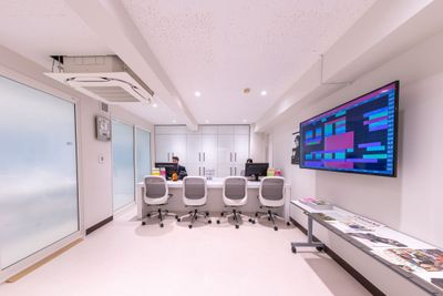 受付は2階です - 渋谷ホール&スタジオ 403 防音スタジオの入口の写真