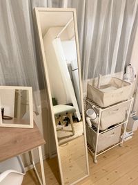 スタンドミラー姿見 - 広島レンタルサロンBuddy 完全個室レンタルサロンの設備の写真