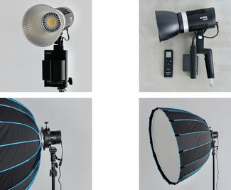 無料レンタル機材2
Godox ML60LEDライト/1
バッテリー駆動も出来ます。
リモコン操作可能
オクタバンク/1
(MS300と共通) - Studio PATAKA 撮影スタジオの設備の写真