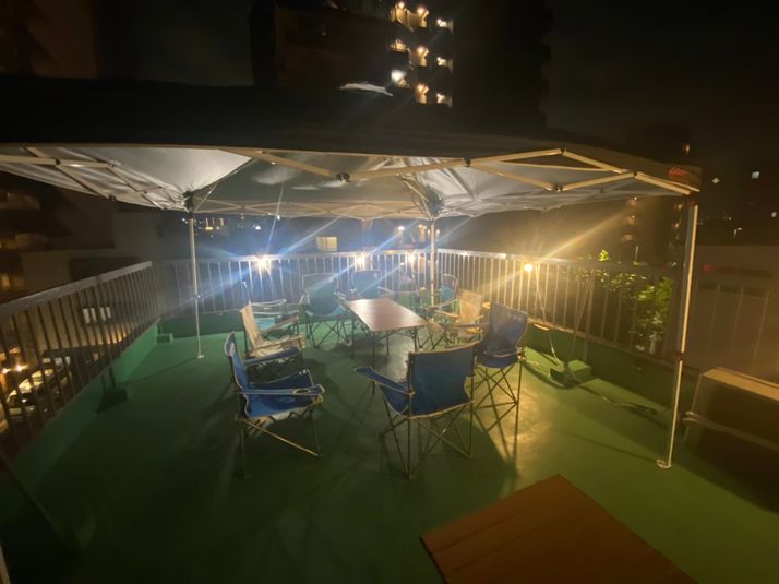 屋上BBQスペース - ギルドハウス北千住