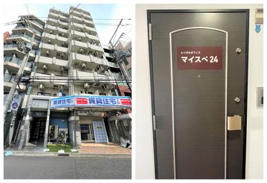 マイスペ２４　兵庫駅前店 レンタルスペース　貸会議室の入口の写真