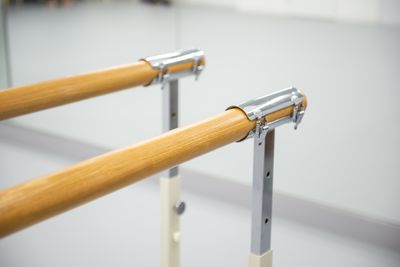 ３ｍバレエバー5本完備
３段階の高さ調節可能。 - bulle studio バレエレンタルスタジオの室内の写真