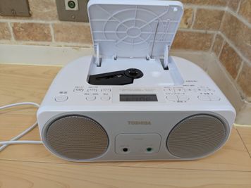 CDプレーヤーです。 - monoダンススタジオ西巣鴨 monoダンススタジオ西巣鴨　高級ヨガマットも常備の室内の写真