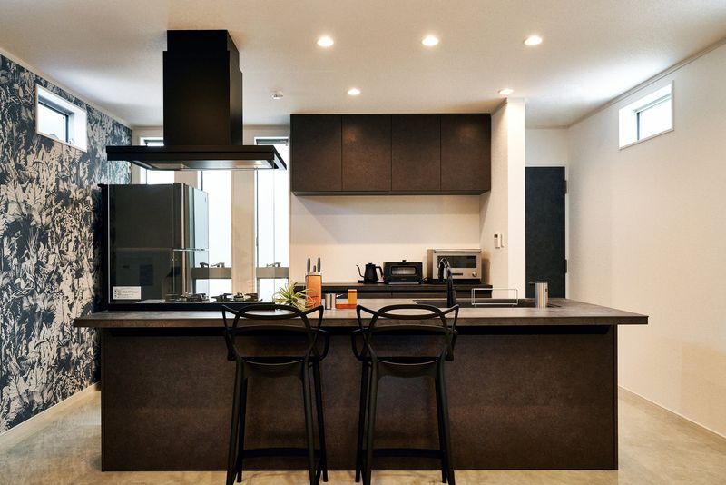 【２F】アイランドキッチン - COTERRACE 一軒家貸切の室内の写真