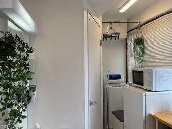キッチン周り
独立洗面台がございます。 - 扇園（おうぎえん） 6Fパリのアパルトマン風ルームの室内の写真
