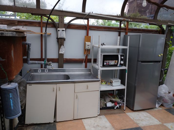 ブドウ棚ハウスとBBQパーティー(定員6名） - コウノトリの里の宿