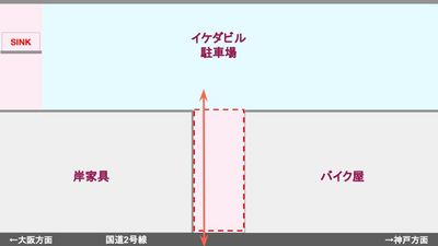 現場の見取り図です - イケダビル駐車場の室内の写真