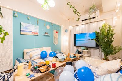 ココリアMarine横浜みらい とってもおしゃれなリゾート空間の室内の写真