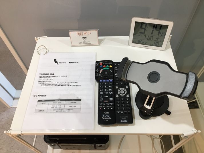 防音仕様のスタジオ／壁一面鏡／高い天井／Wi-Fi／換気設備 - BOIL studio