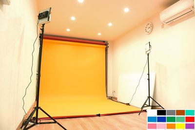 全15色の背景紙が使える撮影スペース。 - コスペディアスタジオ 撮影スタジオの室内の写真