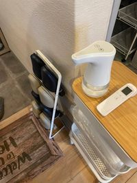 手指消毒、体温計 - シェアサロン ハコガシ 3F 305号室内 D号室の設備の写真