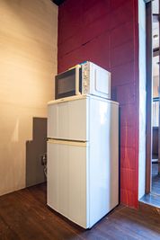 冷蔵庫と電子レンジ - My Party Spaceの設備の写真