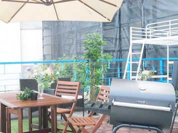 ホテルIDEAL 屋上ＢＢＱ施設の室内の写真