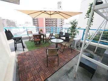 ホテルIDEAL 屋上ＢＢＱ施設の室内の写真