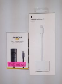 アイフォン用HDMI変換アダプタ　
USB-Ctype用 HDMI 変換アダプタ
 - レンタルスペースフォレスト 会議セミナー、教室、物販展示会の設備の写真