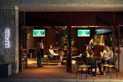 フロント入口
 - UNPLAN Fukuoka キッチン付きレンタルスペースの入口の写真