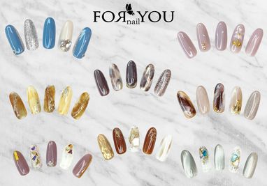 手ぶらセット
（店内サンプル５００種類以上） - ForyouNail ネイル専用席A1の設備の写真