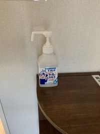 消毒用アルコール、入り口に設置しています。 - レンタルスペースDeals水前寺 Deals水前寺  ２階スタジオの設備の写真