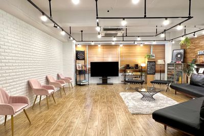 中央の稼働壁面から、奥側を見たスタジオ - 渋谷セレクトスペース 渋谷セレクトスペース（控え室３部屋完備）の室内の写真