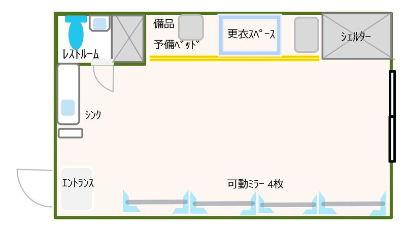 撮影可 少人数向け複合スタジオ - Doux Rêve横浜Dスタジオ ヨガレッスンに、撮影配信対応！